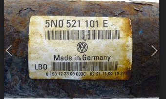 Kardaň vw Tiguan - 2