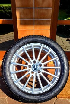 Alu R18 5x112 orig. Mercedes GLA +TPMS+zimné 215/55R18 - 2