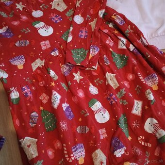 Next vianočné šaty 128, mikina HM a set legíny HM - 2