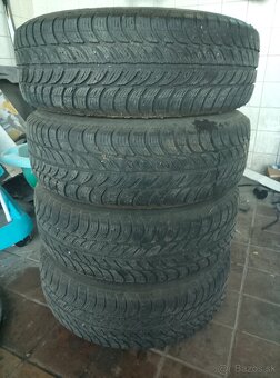 Predám Zimnú Sadu Na plechové disky 5x100 R15 - 2