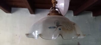 starožitná kuchynská lampa - 2