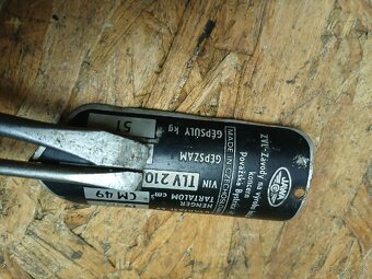 Babetta 210 výrobný štítok - 2