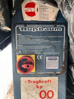 Automobilový zdvihák Nussbaum 2,5 t - 2