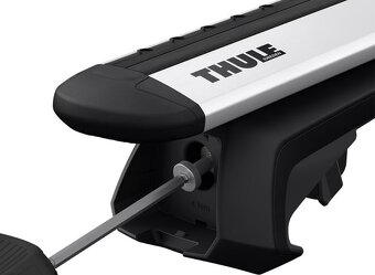 Stresny nosic - Thule WingBar EVO RaisedRails 127cm - 2