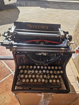 Písací stroj Mercedes - 2