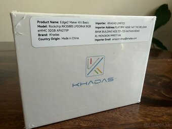 Khadas Edge2 Maker Kit Basic 8GB/32GB RK3588S NOVÝ - 2