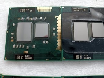 predám procesory pre notebooky , Intel® - 1,2,3,4 generácia - 2
