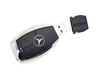 Mercedes USB kľúč 32 GB v tvare kľúča od auta - 2