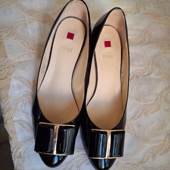 kožene lakové lodičky Ĥögl, č. 5,5 - 2