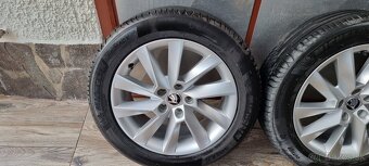 Predám Skoda Stratos elektrony 5x112 215/55r17 Et40 J7 - 2