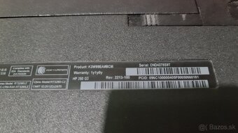 Predam notebook HP 250 G3 15" obrazovka - 2