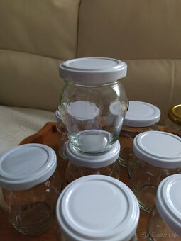 Male poháre na zaváranie bez etiket 18ks (iba osobný odber) - 2