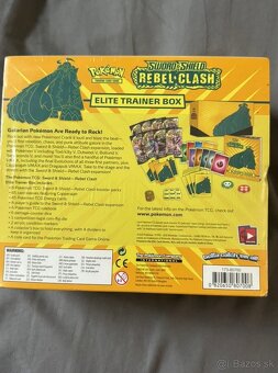 Pokemon TCG - Rebel Clash Elite trainer box - 2