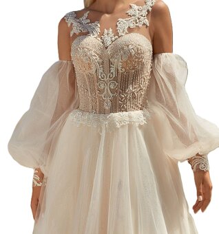 Predám  svadobné šaty - 2