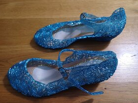 Elsa Frozen Popoluška , črievičky topánky - 2