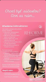 Hľadáme pilates Reformer inštruktora - 2