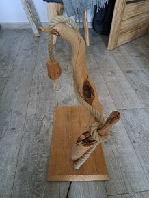 Drevená lampa - 2