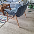 Kreslo IKEA Vedbo modré - 2