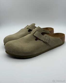 Nové Birkenstock Boston veľ. 45 / 29cm - Khaki Suede - 2