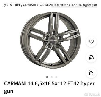 R16 5x112 zn. Carmani - 2