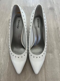 Deichmann nové biele lodičky - 2