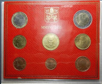 Vatikan papez Frantisek euro BU sada 2015 portret - 2