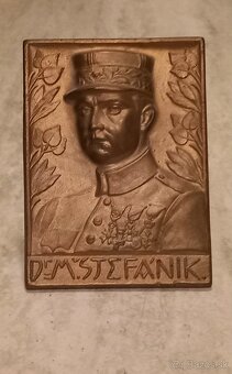 Starý plastický obraz M.R.Štefánik - 2