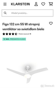 Stropný ventilátor so svetlom - 2