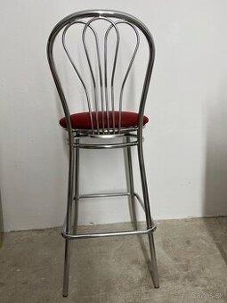 Barové stoličky - kovové (chróm) - 2