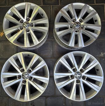 ORIGINÁL VW HLINÍKOVÉ DISKY 5x112 R16 - 2