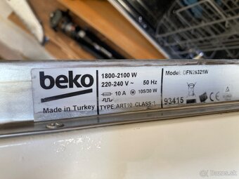 Predâm umývačku riadu  - BEKO - 2