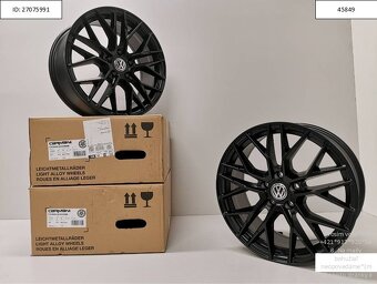 Škoda, Vw Carmani Ludwig alu disky 5x112 8,5J R19 ET35 1215 - 2