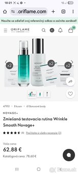 Zmiešaná testovacia rutina wrinkle smooth..v hodnote 78.60e. - 2