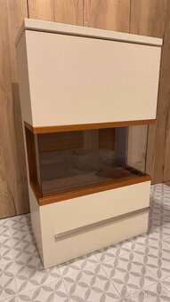 Musterring závesná skrinka – biela, bezchybný stav - 2