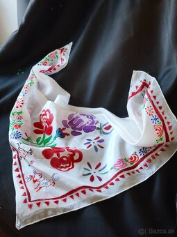 Ručne maľovaná hodvábna šatka - 2