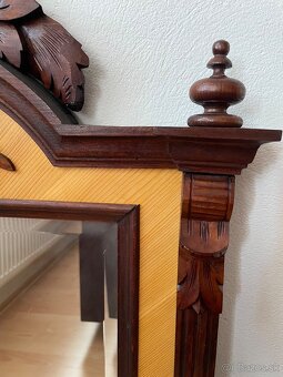 Zrkadlo starožitné drevené - 2