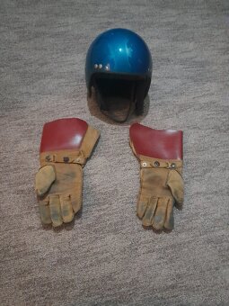 Predam retro PRILBU a rukavice - 2