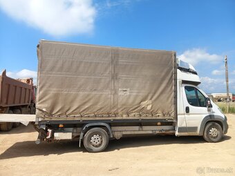 Fiat ducato valnik  s plachtu  hyd. Čelom - 2
