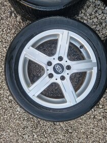 Alu disky s pneu 205/55 R16 5x114,3 kia ceed - 2