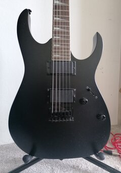 Elektrická gitara Ibanez GRG121DX Black Flat - 2