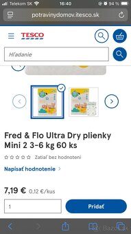 Plienky , veľkosť 2, 3-6kg - 2
