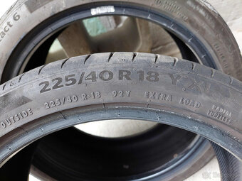 2x letne Continental 225/40R18 - 2