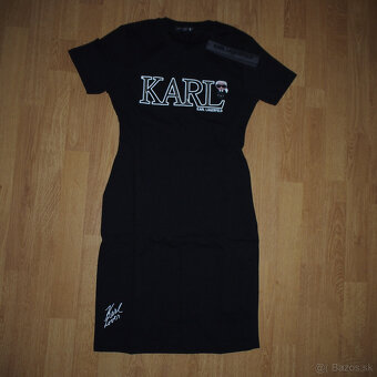 Karl Lagerfeld dámske čierne šaty - 2