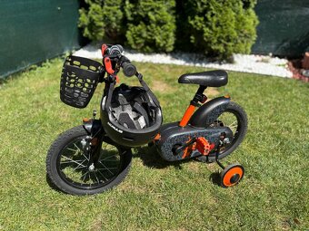 Detsky bicykel s kolieskami + prilba - 2