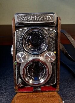 Yashica-D prémiový analógový fotoaparát zo 60-tich rokov - 2