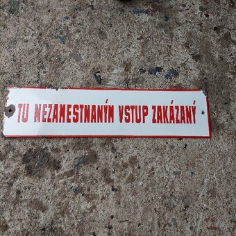 Smaltované tabule - 2