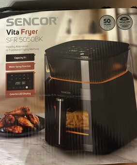 teplovzdušná fritéza SENCOR SFR 5050BK - 2