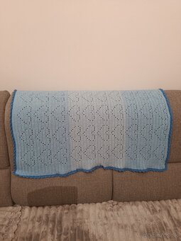 Háčkovaná detská deka 60x75cm - 2