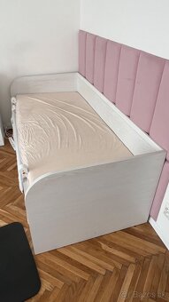 Biela postel 90x200 - 2