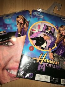 POSTEĽNÉ OBLIEČKY Hannah Montana + osuška + darček - 2